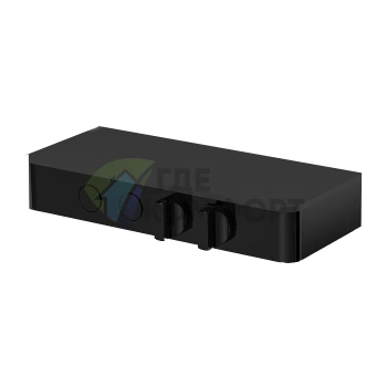 Термостатический смеситель для душа FIMA Carlo Frattini SWITCH, 2 режима, черное матовое стекло (F5940NS) - фото 1