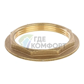 Контргайка STOUT с упором 2 латунная - фото 1