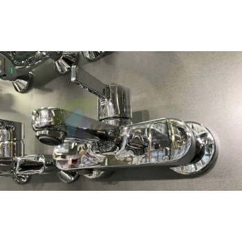 Стильный смеситель Hansgrohe Metris S для ванны с душем - фото 2