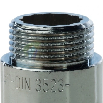 Удлинитель STOUT латунный 3/4 x 25 хромированный - фото 4