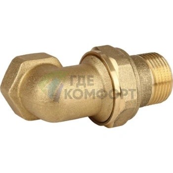 Разъемное соединение американка угловое 3/4, латунное Itap - фото 2