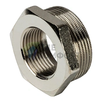 Футорка STOUT 1 1/2 x 1 никелированная - фото 3