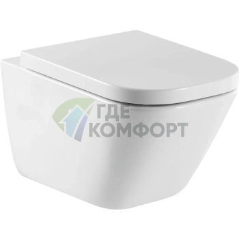 Комплект подвесного унитаза Roca Gap 7893104100 с инсталляцией и кнопкой - фото 2