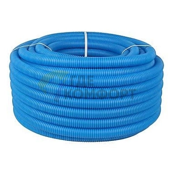 Труба Stout гофрированная ПНД-цвет синий-наружным диаметром 32 мм для труб диаметром 25 мм - фото 1