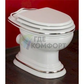 Приставной унитаз Migliore Milady PL в пол - фото 2