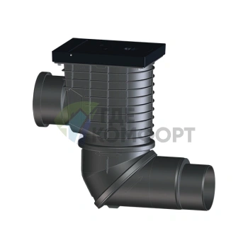 Трап HL600NGHO уличный для приема воды из наружных ливнестоков DN110/125 - фото 1