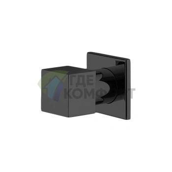 Запорный клапан FIMA Carlo Frattini, черный матовый (F3523/1NS) - фото 1