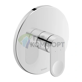 Смеситель для душа Duravit B.3 скрытого монтажа (наружная часть), хром (B34210010010) - фото 1