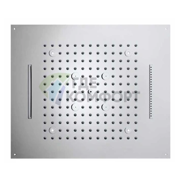 Верхний душ BOSSINI DREAM/4 с LED-подсветкой и 4 режимами распыления (белый), блок питания/управления, цвет: хром - фото 1