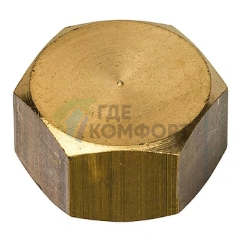Заглушка STOUT ВР 3/8 внутренняя резьба латунная - фото 1