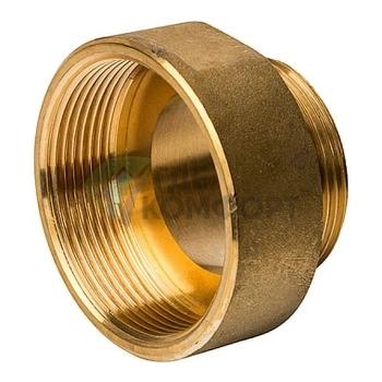 Переходник STOUT ВН 2 x 1 1/2 внутренняя/наружная резьба латунный - фото 3