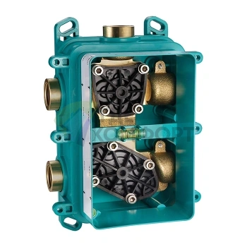 Монтажная коробка CISAL Vita для термостатических и однорычажных смесителей на 1-3 выхода (ZA00B03004) - фото 1