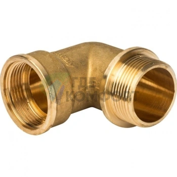 Угольник STOUT с упором внутренняя/наружная резьба 1 1/4 - фото 2