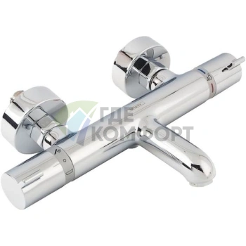 Термостат Hansgrohe Ecostat Comfort 13114000: Профессиональный смеситель для ванны с душем - фото 2