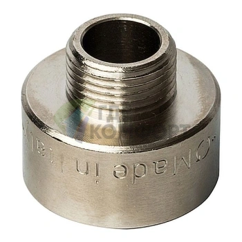 Переходник STOUT ВН 3/4 x 3/8 внутренняя/наружная резьба никелированный - фото 2