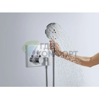 Термостат Hansgrohe Logis 15765000 — комфорт для ванной с душем - фото 2