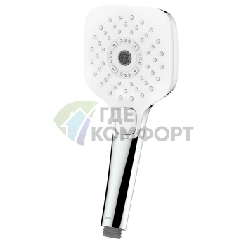 Ручной душ TOTO SHOWERS с 3 режимами: Comfort Wave, Active Wave, Warm Spa (хром, 110x75x248 мм) (TBW02015E1A) - фото 1