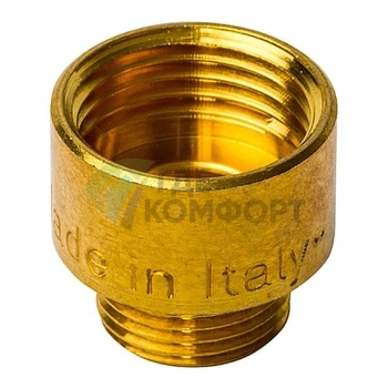 Переходник STOUT ВН 3/4 x 1/2 внутренняя/наружная резьба латунный - фото 1