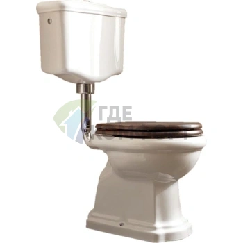 Унитаз Kerasan Retro 101101 со средним бачком-гор. выпуск - фото 3