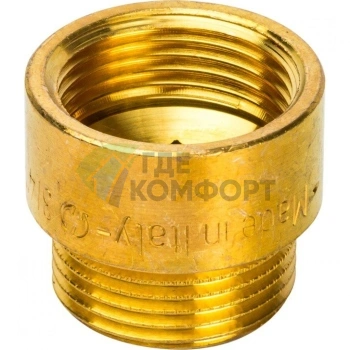 Удлинитель STOUT латунный 3/4 x 15 мм - фото 3