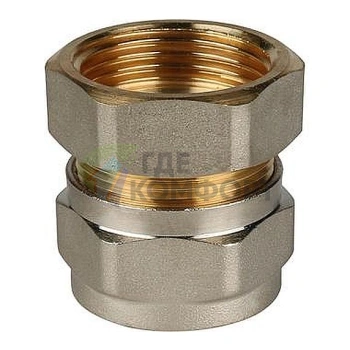 Переходник для металлопластиковых труб STOUT с внутренней резьбой ВР 1 x 26 резьбозажимной - фото 2