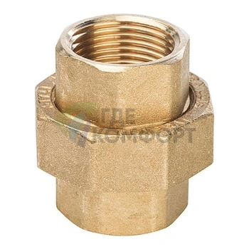 Разъемное соединение STOUT с внутренней резьбой американка ВB 1 латунное - фото 1