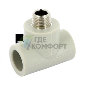 Тройник PPR с наружной резьбой 25x1/2 FV-Plast - фото 1