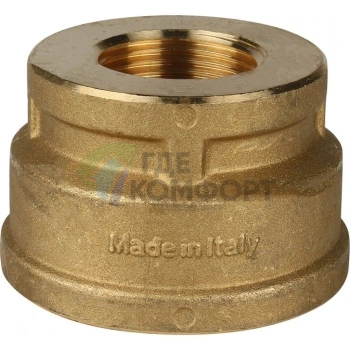 Муфта STOUT ВВ 2 x 1 латунная - фото 2