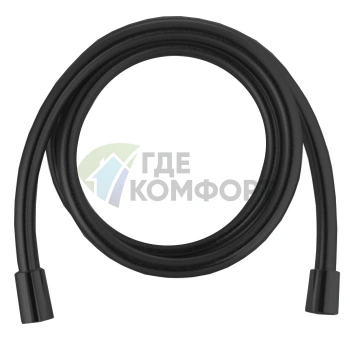 Душевой шланг Fima Carlo Frattini Wellness 200 см, хромалюкс, 1/2, черный матовый (F2128/200NS)