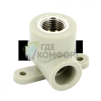 Колено настенное с металлической внутренней резьбой 25x1/2 PPR FV-Plast - фото 1