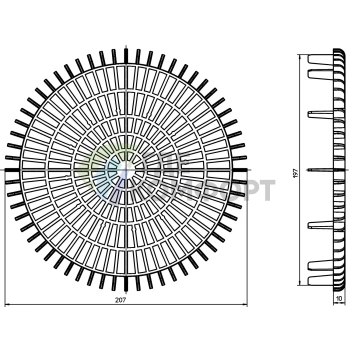 Плоский листвоуловитель HL191 - фото 2