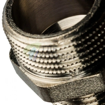 Ниппель STOUT НН переходной 3/4 x 1/2 никелированный - фото 4