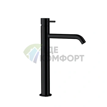 Смеситель Kerasan Nolita для раковины, черный матовый (922731 Nero matt) - фото 1