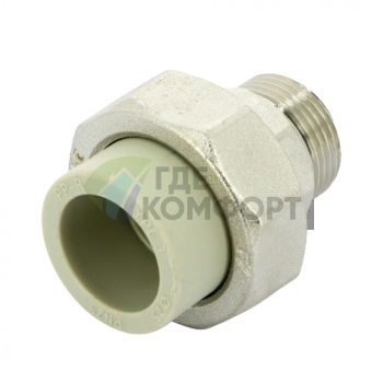 Разъёмное соединение PPR с наружной резьбой 25x3/4 FV-Plast - фото 2