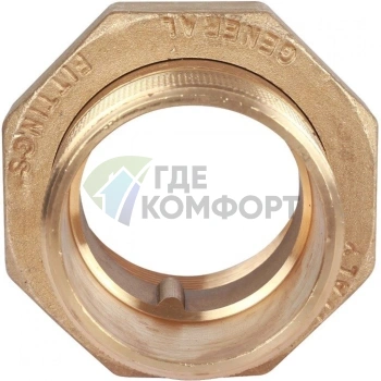 Разъемное соединение американка ВН 2, уплотнение под гайкой o-ring кольцо Stout - фото 1