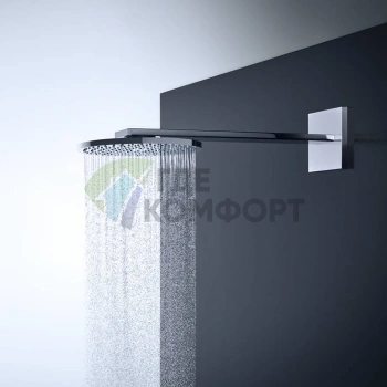 Верхний душ AX ShowerSolution 250 мм с держателем 450 мм (хром) (35284000) - фото 1