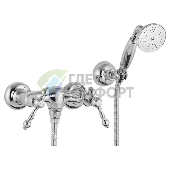 Смеситель для душа FIMA Carlo Frattini Epoque внешнего монтажа с комплектом (хром) (F5055CR) - фото 1