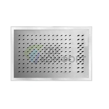 Потолочный душ Fantini Acquafit 35х35/50х35 см с двумя потоками и встроенной частью в комплекте, хром (79 38 K022) - фото 1