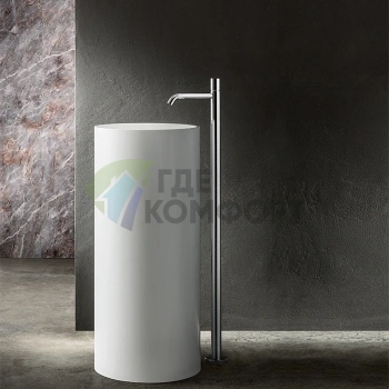 Напольный смеситель Fantini Nostromo для раковины, хром (50 02 E936B) - фото 1