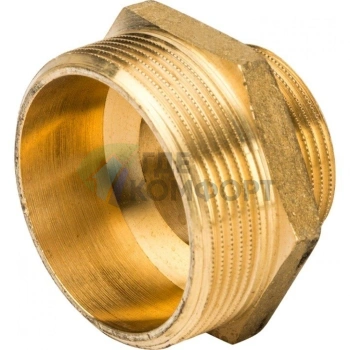 Ниппель STOUT НН переходной 2 x 1 1/4 латунный - фото 4