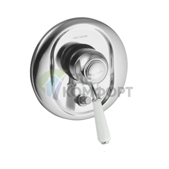 Смеситель для душа встроенный FIMA Carlo Frattini Bell с переключателем на 2 выхода, хром (F3369X2CR) - фото 1