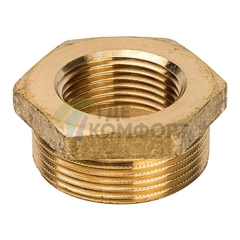 Футорка STOUT 1 1/2 x 1 латунная - фото 1