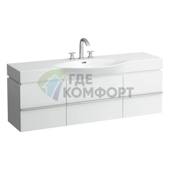 Тумба под раковину LAUFEN Palace 1495 мм белая глянцевая (4.0135.2.075.475.1) - фото 1