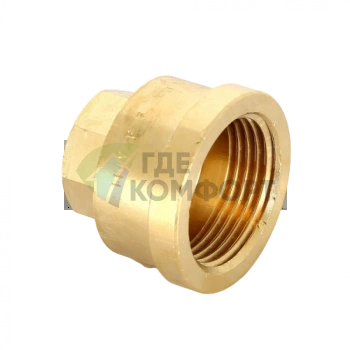 Муфта переxодная ВВ 1x1/2 бронза Viega - фото 3
