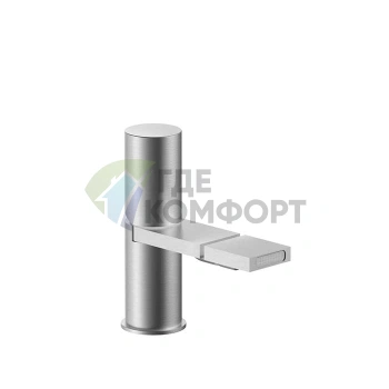 Смеситель для биде Fantini Milano с донным клапаном, матовая натуральная сталь (31 93 3008F) - фото 1