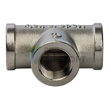 Stout Тройник ВВ никелированный 3/8 - фото 2