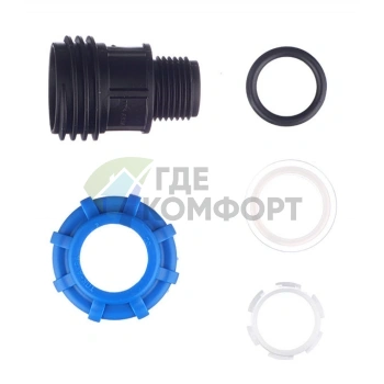 Муфта с наружной резьбой 20x1/2 ПНД Политэк - фото 4