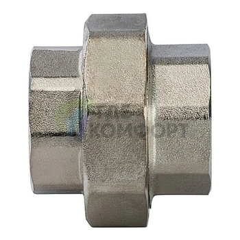 Разъемное соединение STOUT с внутренней резьбой американка ВB 1 1/4 никелированное - фото 2