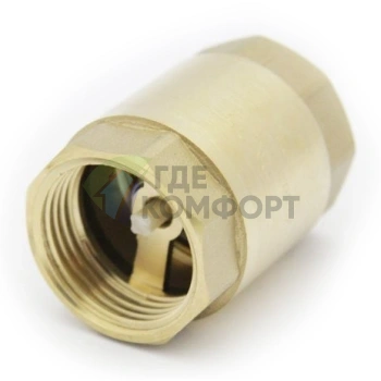 Клапан обратный магистральный Aquario 1 (латунь + пластик) 6311