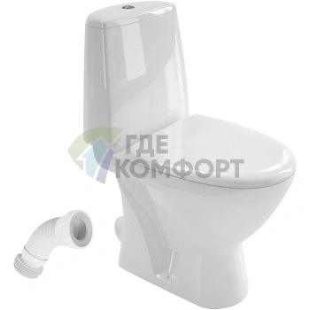 Унитаз-компакт IFO Frisk с гофрой 21030000 - фото 1